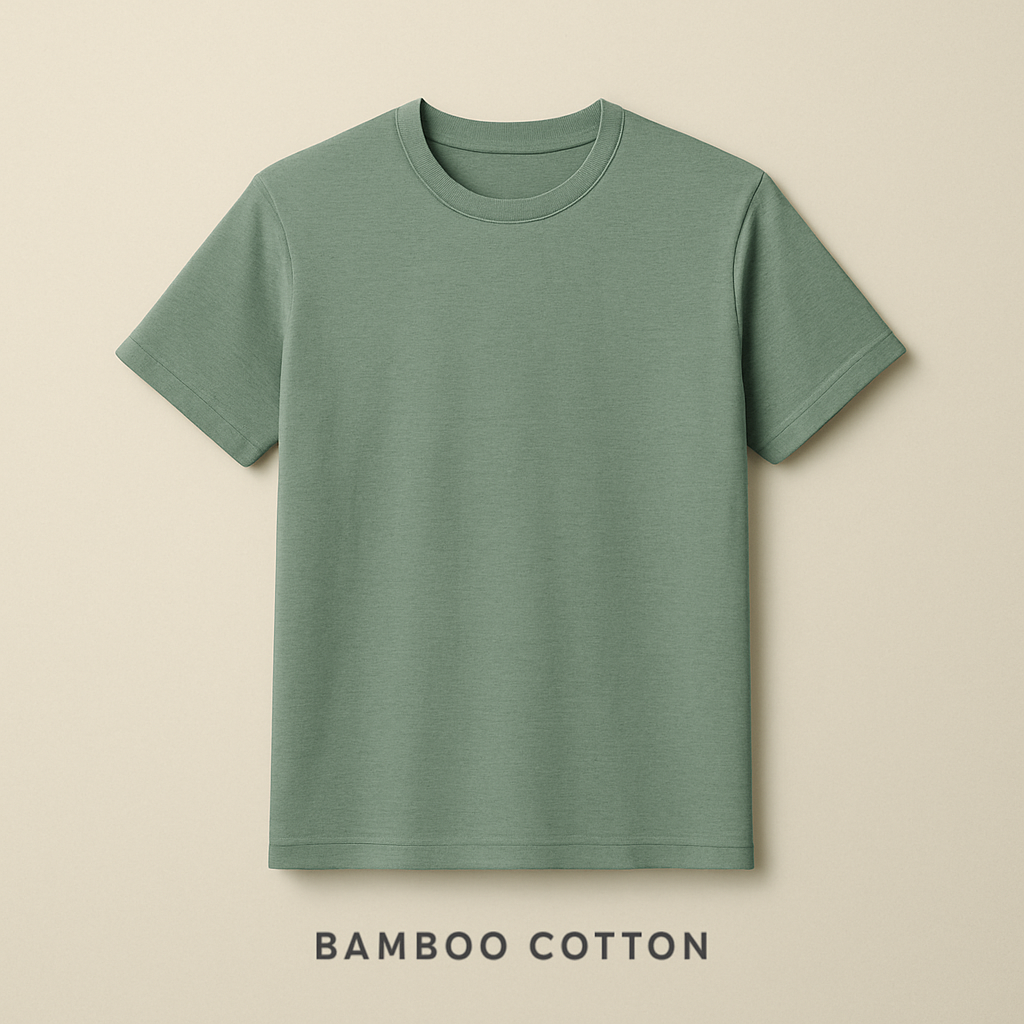Bamboo cotton fabric t shirt for men